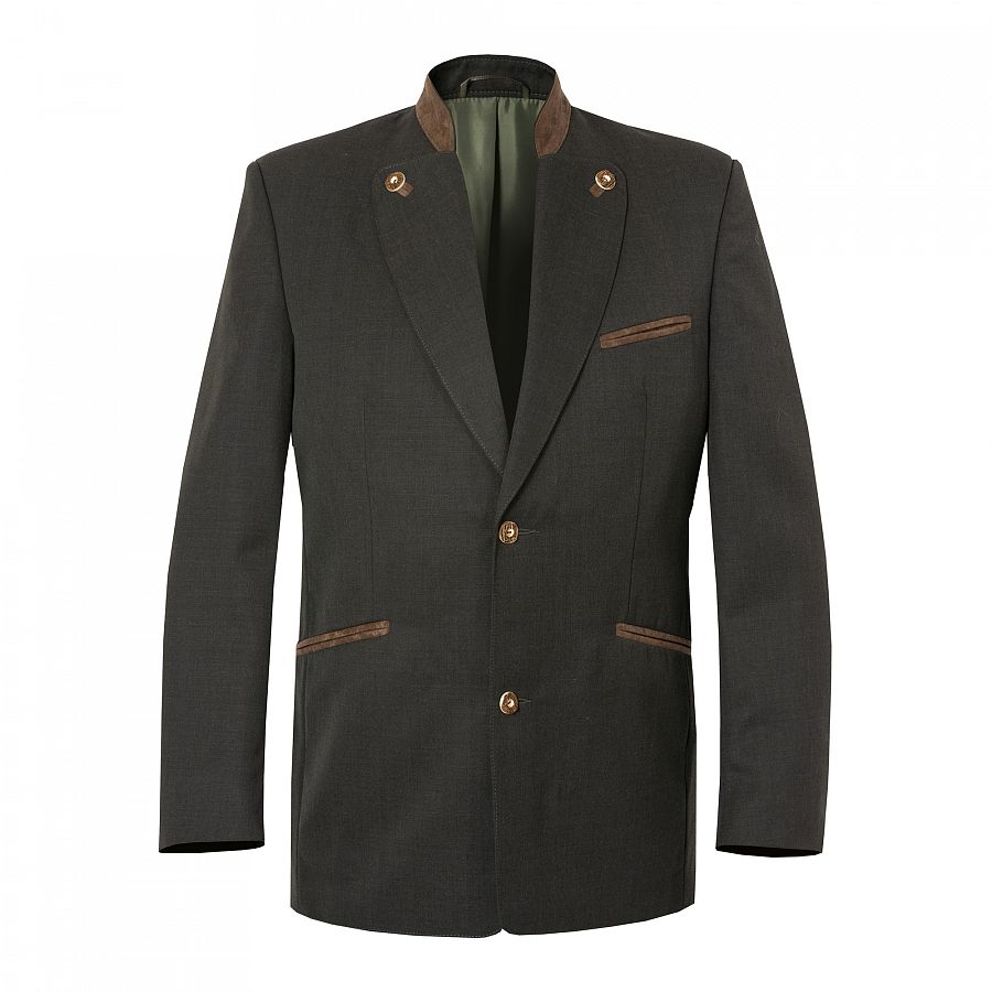 Sako pánské s protizáhybem, stoják hnědý, Gabarden Melanž - khaki PETR vel. 54 prodl. - Obrázek Sako pánské s protizáhybem, stoják hnědý, Gabarden Melanž - khaki PETR vel. 54 prodl. - Obrázek